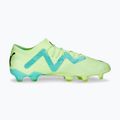 Scarpe da calcio da uomo PUMA Future Ultimate Low FG/AG giallo veloce/puma nero/elettrico menta piperita 11