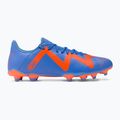 Scarpe da calcio da uomo PUMA Future Play FG/AG blu glimmer/puma bianco/ultra orange 2