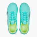 Scarpe da calcio PUMA Ultra Play IT da bambino, color menta piperita elettrica/puma bianca/giallo veloce 13