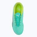 Scarpe da calcio PUMA Ultra Play IT da bambino, color menta piperita elettrica/puma bianca/giallo veloce 6