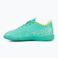 Scarpe da calcio PUMA Ultra Play IT da bambino, color menta piperita elettrica/puma bianca/giallo veloce 9