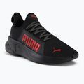 Scarpe da corsa da uomo PUMA Softride Premier Slip-On puma nero/per sempre rosso/grigio scuro freddo