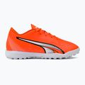 PUMA Ultra Play TT scarpe da calcio per bambini ultra arancione/puma bianco/blu glimmer 2