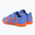Scarpe da calcio PUMA Future Play IT V blu glimmer/puma bianco/ultra arancione per bambini 3