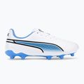 PUMA King Match FG/AG scarpe da calcio per bambini puma bianco/puma nero/blu glimmer 2