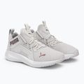 Scarpe da corsa da donna PUMA Softride Enzo Nxt grigio piuma/oro rosa 4