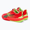 Scarpe da pallamano da uomo PUMA Eliminate Power Nitro II rosso acceso/giallo veloce/puma nero 3