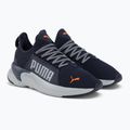 PUMA Softride Premier Slip-On, scarpe da corsa da uomo blu/ grigio platino/ultra arancione 4