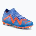 Scarpe da calcio PUMA Future Match FG/AG blu glimmer/puma bianco/ultra arancione per bambini
