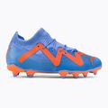 Scarpe da calcio PUMA Future Match FG/AG blu glimmer/puma bianco/ultra arancione per bambini 2