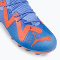 Scarpe da calcio PUMA Future Match FG/AG blu glimmer/puma bianco/ultra arancione per bambini 7