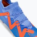 Scarpe da calcio PUMA Future Match FG/AG blu glimmer/puma bianco/ultra arancione per bambini 8