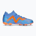 Scarpe da calcio PUMA Future Match FG/AG blu glimmer/puma bianco/ultra arancione per bambini 11