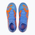 Scarpe da calcio PUMA Future Match FG/AG blu glimmer/puma bianco/ultra arancione per bambini 13