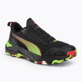 Scarpe da corsa da uomo PUMA Obstruct Profoam Bold puma nero/puma rosso/giallo veloce