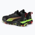 Scarpe da corsa da uomo PUMA Obstruct Profoam Bold puma nero/puma rosso/giallo veloce 3