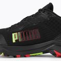 Scarpe da corsa da uomo PUMA Obstruct Profoam Bold puma nero/puma rosso/giallo veloce 11
