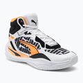 Scarpe da basket uomo PUMA Playmaker Pro Mid Block Party puma bianco