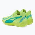 Scarpe da basket da uomo PUMA Rise Nitro fast yellow/electric peppermint 3