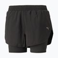 Pantaloncini da corsa da donna PUMA Run Favorite Woven 2In1 3" nero