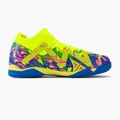 Scarpe da calcio PUMA Future Match Energy IT + Mid da bambino ultra blu/allarme giallo/rosa luminoso 2