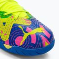 Scarpe da calcio PUMA Future Match Energy IT + Mid da bambino ultra blu/allarme giallo/rosa luminoso 7
