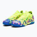 Scarpe da calcio PUMA Future Match Energy IT + Mid da bambino ultra blu/allarme giallo/rosa luminoso 13