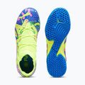 Scarpe da calcio PUMA Future Match Energy IT + Mid da bambino ultra blu/allarme giallo/rosa luminoso 15