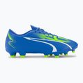 Scarpe da calcio da uomo PUMA Ultra Play FG/AG ultra blu/puma bianco/verde 2