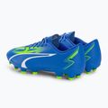 Scarpe da calcio da uomo PUMA Ultra Play FG/AG ultra blu/puma bianco/verde 3