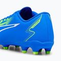 Scarpe da calcio da uomo PUMA Ultra Play FG/AG ultra blu/puma bianco/verde 10
