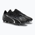 Scarpe da calcio uomo PUMA Ultra Match FG/AG puma nero/asfalto 4