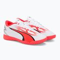 PUMA Ultra Play IT scarpe da calcio per bambini puma bianco/puma nero/arancio 4