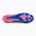 Scarpe da calcio da uomo PUMA Ultra Ultimate Energy FG/AG rosa luminoso/ultra blu/giallo allerta 5