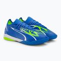 Scarpe da calcio PUMA Ultra Match IT da uomo ultra blu/puma bianco/verde 4