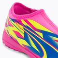 Scarpe da calcio per bambini PUMA Ultra Match LL Energy TT + Mid rosa luminoso/ultra blu/giallo allerta 8