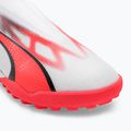 Scarpe da calcio per bambini PUMA Ultra Match Ll TT + Mid puma bianco/puma nero/arancio 7