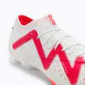 Scarpe da calcio da uomo PUMA Future Ultimate Low FG/AG puma bianco/puma nero/fire orchid 8