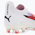 PUMA Ultra Ultimate FG/AG scarpe da calcio uomo puma bianco/puma nero/fire orchid 9
