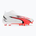 Scarpe da calcio da uomo PUMA Ultra Match+ LL FG/AG puma bianco/puma nero/arancio 4