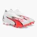Scarpe da calcio da uomo PUMA Ultra Match+ LL FG/AG puma bianco/puma nero/arancio 6