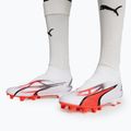 Scarpe da calcio da uomo PUMA Ultra Match+ LL FG/AG puma bianco/puma nero/arancio 2