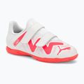 Scarpe da calcio per bambini PUMA Future Play IT V puma bianco/arancio