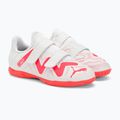 Scarpe da calcio per bambini PUMA Future Play IT V puma bianco/arancio 4