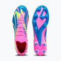 PUMA Ultra Match Energy FG/AG scarpe da calcio da uomo rosa luminoso/giallo allerta/ultra blu 14