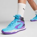 Scarpe da basket da uomo PUMA Playmaker Pro Mid purple glimmer/bright aqua/strong gray/white 13