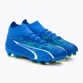 PUMA Ultra Pro FG/AG scarpe da calcio per bambini ultra blu/puma bianco/verde 4