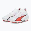 PUMA Ultra Pro FG/AG scarpe da calcio per bambini puma bianco/puma nero/arancio 12