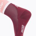 CEP Calze da corsa a compressione da donna 4.0 Mid Cut rosa/rosso scuro 4