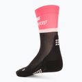 CEP Calzini da corsa a compressione da donna 4.0 taglio medio rosa/nero 2